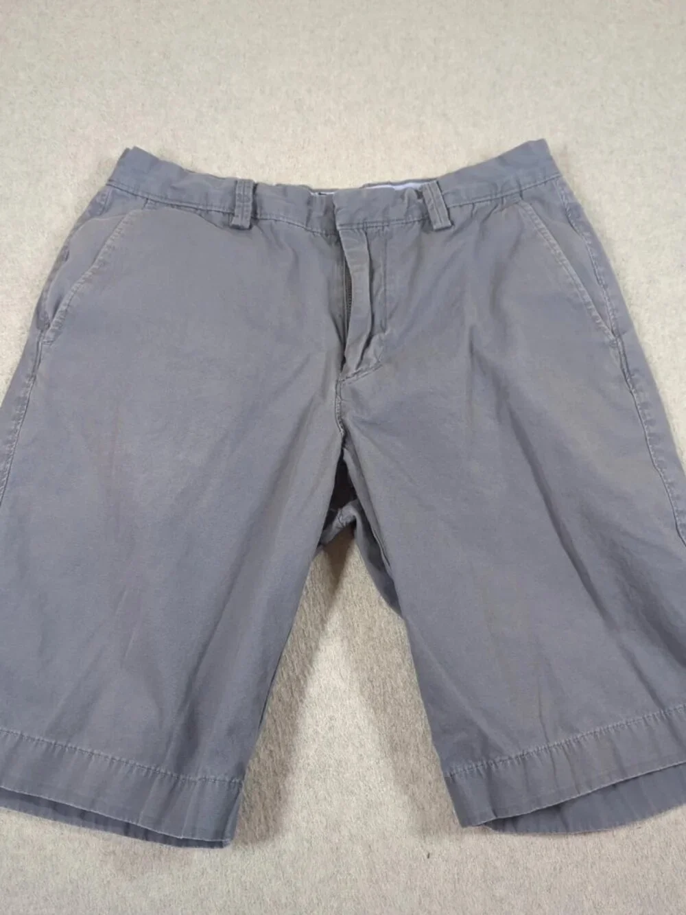 J Crew Shorts Men's 29 Gray Rivington Flat Front Casual Chino 10
